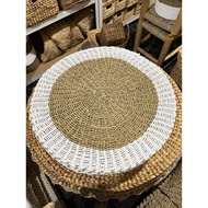 Seagrass Woven Carpet Diameter 80 cm