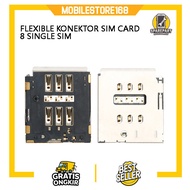 FLEXIBLE SINGLE SIM CARD CONNECTOR 8 8G/