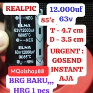 ELCO ECO ELKO 12000uf 63volt ELNA 12000uf63v CAPASITOR ELNA