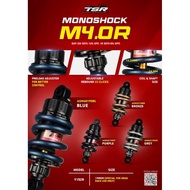 TSR MONOSHOCK 190MM DRAG USE LC135 Y15ZR Y16ZR BLACK BLUE RED MONO SHOCK RACING