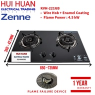 Zenne Built-In Hob LPG Gas Stove Gas cooker Glass Black KVH-221GB KVH221