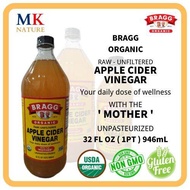 BRAGG Organic Apple Cider Vinegar  苹果醋  946ML/473ml