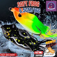 【Soft frog】Thailand 6.5cm 16g Soft Frog Lure Snakehead Killer Ikan Haruan Toman Killer/umpan casting