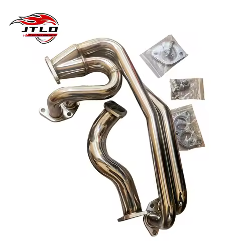 JTLD Stainless Steel Unequal Length Exhaust Header Manifold for Toyota 86 GT86 Subaru BRZ Header wit