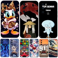 For Huawei P40 Case 6.1inch Soft Silicon Phone Back Cover For Huawei P 40 black tpu case Cute Garfield weird octopus
