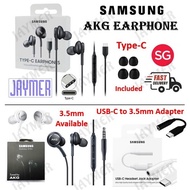 (SG) Samsung AKG USB-C Type C 3.5mm Wired Earphone Audio Earpiece Microphone Adapter Convert For S26
