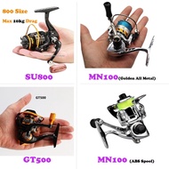 Mini Spining Reel / Mesin Udang / Mesin Pancing /fishing Reel 500 800 Cheap Small Spinning Reels Bas