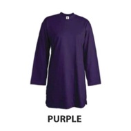 Cotton Muslimah Purple Eight Square Blank T-Shirt 100% Cotton