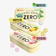 LOTTE ZERO PEPPERMINT 28G // LEMON MINT 28G //PEACH MINT 28G