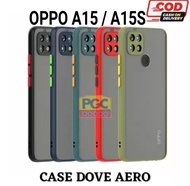 CASE HANDPONE KEREN FOR ( OPPO A15 / A15S ) CASE DOVE AERO MATTE TRANSPARAN SOFT FUZE FROSTED KARET SILIKON.PGC MALL