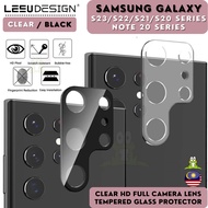 LEEU Camera Lens Samsung Galaxy S23 S22 Ultra Plus S21 S20 Note 20 Ultra Plus 5G Full Cover Camera Lens Glass Protector