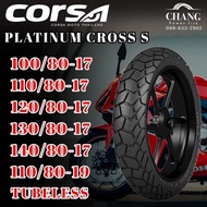 100/80-17  110/80-17  120/80-17  130/80-17  140/80-17  110/80-19 รุ่นcrossS ยี่ห้อCORSA