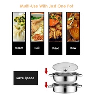 Pkp Steamer Steamer Pot StainlessSteel/Steamer Pot Cookware Steam Pot/Kitchen Utensil /Kitchen Ware/