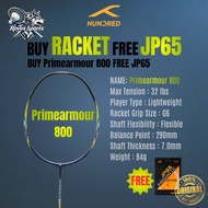 【HUNDRED】Primearmour 800 Badminton Racket 84g Head Heavy Attack FREE STRING JP65 MAGNITE