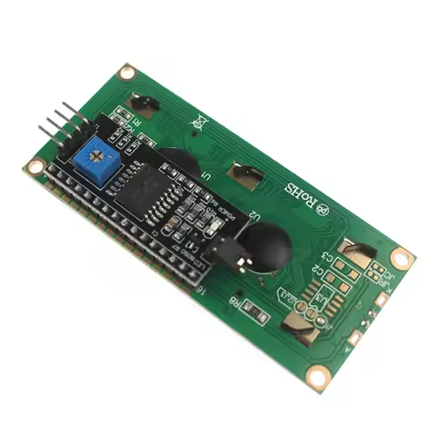 LCD1602 1602A LCD Module Level Conversion Module Yellow Green Screen 16x2 LCD Display IIC/I2C Interf