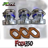 FOZA Intake Neck Forza Exhaust Cnc Work FOZA350 With Band Fast Delivery