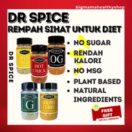 Dr SPICE - Hot Chick, OG Zesty Italian, Garlic& Herb,Golden Curry, Spice Diet Paparoger Resepi Namee
