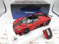 【送料無料】ホビー ・模型車・バイク レーシングカー オートアートケーニヒセグアゲラaa79022 by autoart koenigsegg agera rs 118