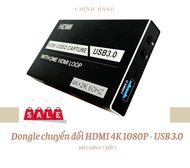 Thiết Bị Ghi Hình Video USB HDMI Card 4K 1080P HD HDMI sang USB 3.0 - 4K Game Video Record Live Stre