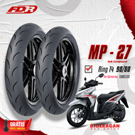 Ban Motor Matic Sepasang Ring 14 FDR MP27 Soft Compound Tubeless Beat Vario Pcx Aerox Mio Fino Spacy