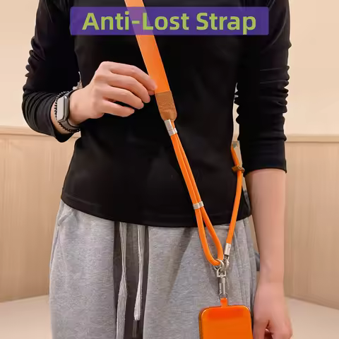 Crossbody Lanyard Necklace Strap Neck Strap for Phone Adjustment Long Rope With Clip Anti-Lost phone