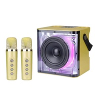 ลำโพงบลูทูธA99/YS219ลำโพงมาพร้อมไมโครโฟน เสียงใส เบสหนัก แสงสีสันสดใสพกพา ไมโครโฟนเสียงกลางแจ้ง ไมโค