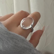 3-1Pcs Geometric Transparent Imitation Crystal Ring - Adjustable Open - Fashion Finger Accessories -