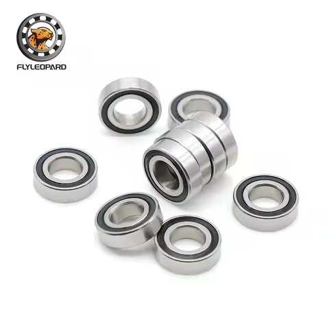 2PCS S687-2RS Stainless Steel Ball Bearing 7x14x5 mm Double Sealed Fishing Reel Bearing SMR63RS SMR7