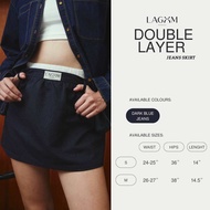 Double Layer Jeans Skirt - Lagommaterials