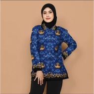 KORPRI 2025 BATIK BLACK COLLAR WITH FURING KORPRI WOMEN KORPRI BATIK ASN