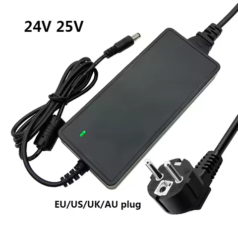AC to DC 24V 5A 6A 25V Power Supply 24 Volt Universal Power Adapter 25 V Adaptor Converter Switching