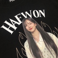 S-5XL Ready stock  NMIXX T-shirt ‘Flame ver田 - Haewon Kyujin Jinni Sullyoon Bae Jiwoo Lily - 100% Co