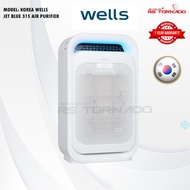 KOREA WELLS JET BLUE 315 Household Air Purifier H14 Zero Clear HEPA hospital-grade air purifier filt