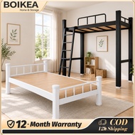 Loft Bed Double Decker Bed with Bed Board Katil Double Decker Staff Dormitory 双层床 Heavy Duty
