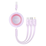 Baseus สายชาร์จเร็ว 3.5A รุ่น Bright Mirror 2 Series Retractable 3-in-1 Fast Charging Data Cable แบบ