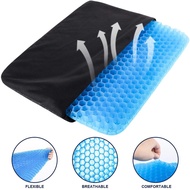 Đệm Lót Ghế 3D Thoáng Khí Loại 2 Lớp Silicon Tổ Ong Siêu Mát - Chính Hãng dododios - Đệm ngồi 2 lớp