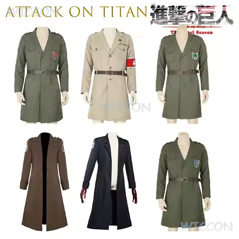 Attack Marley Warrior Cadet Corps Survey Regiment Cosplay On Titan Costume Full Set Milit