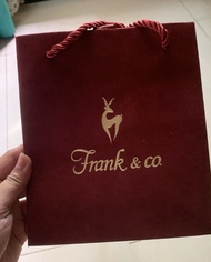 Preloved~paper bag frank & co