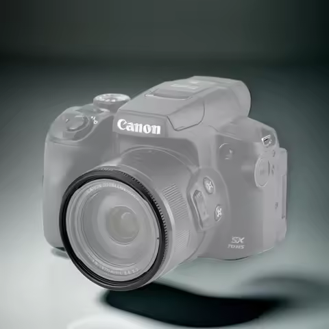 58mm Metal Lens Filter Adapter Ring for Canon PowerShot SX70 HS SX60 HS SX50 HS SX520HS HS Replaces 