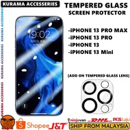 iPhone 13 Pro Max / 13 Pro / 13 / 13 Mini / 12 Pro Max / 12 / 12 Pro Lens Glass / Tempered Glass Screen Protector