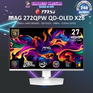 MSI Monitor MAG 272QPW QD-OLED X28 27 Inch Gaming Monitor