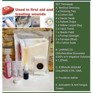 First Aid for Wound Pet/luka/antiseptic cream/ubat fungus/Iodine/Saline/Medical dressing/Kucing/Dog/