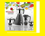 Bragadha Trading ,Butterfly Matchless 750-Watt Mixer Grinder with 4 Jars ( 2 YEAR WARRANTY )