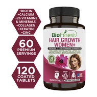 Biofinest Hair Growth Women Supplement 26 Vitamins A C D E B1 B2 B3 B5 B6 B7 B9 B12 Keratin Calcium 