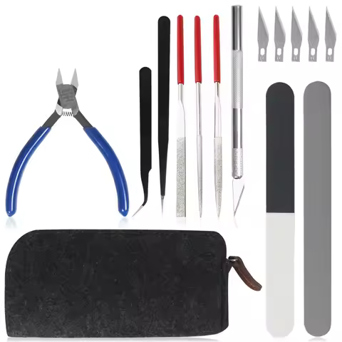10Pcs Model Tools Craft Set Modeler Building Kit for Gundam Basic Model Assembling, Building and Rep