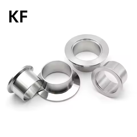 KF10 KF16 KF25 KF40 KF50 Vacuum Fittings KF Flange Weld Stub Joint 304 Stainless Steel Length 20 30 