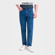 Insidemen Men's Jeans with Trendy, youthful Washed Effect, 70% High Cotton brings a soft feeling - I
