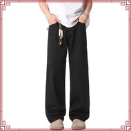 H1 Baggy H Embroidered Back Pocket - Black - Jeans