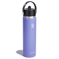 Hydro Flask 24oz寬口吸管真空保溫鋼瓶/ 紫藤花