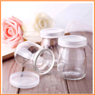 [ Hộp 12 Hủ] Hủ đựng sữa chua thủy tinh Combo 12 hũ yaourt 100ml nắp nhựa